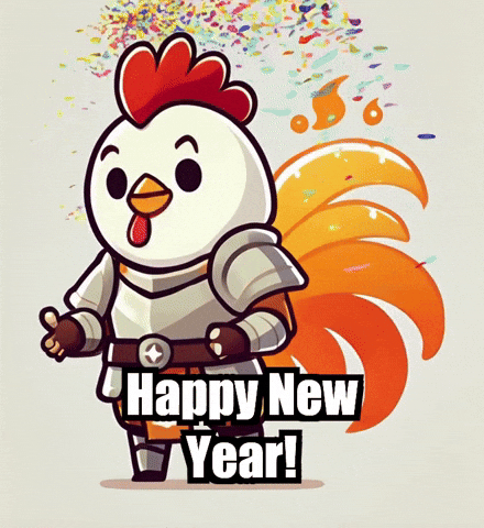 Happy New Year Celebration GIF by Zorooster