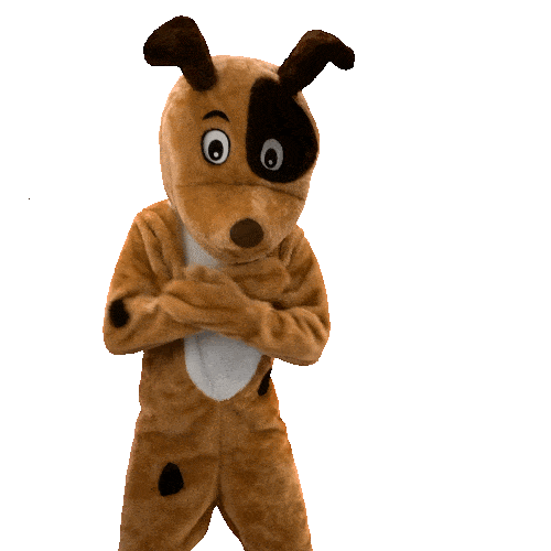 Dog Happy Dance Sticker by Kitty Lima