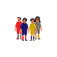 Football Pixel Sticker