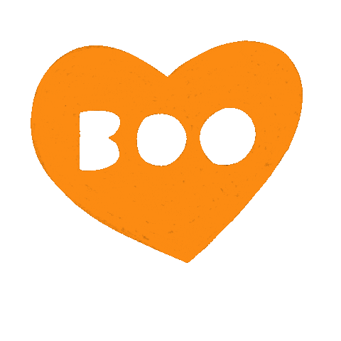 very_lindsey giphyupload heart halloween orange Sticker