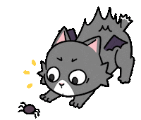 Cat Halloween Sticker by Ai and Aiko