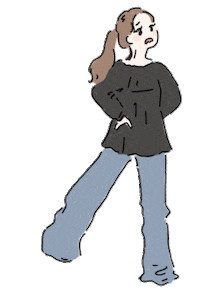 Girl おしゃれ Sticker by COHINA