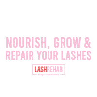 thelashrehab real results realresults lashrehab real lashes Sticker