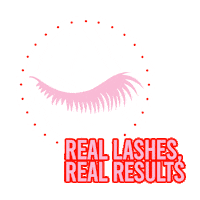 thelashrehab real results realresults lashrehab real lashes Sticker