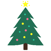 Christmas Tree Sticker by Bij Roos op de Thee