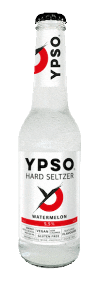 ypso_hardseltzer drink cheers wine vegan Sticker