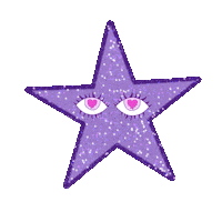 Sad Star Sticker