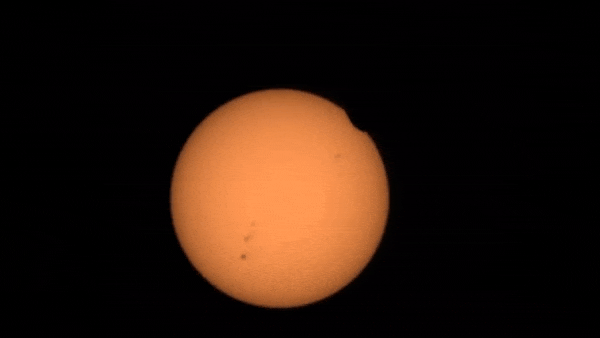 ScienceSocks giphyupload nasa mars eclipse GIF