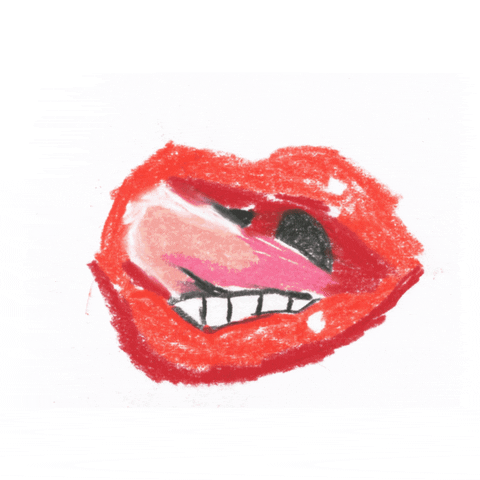 lips 2d animation GIF by James Thacher