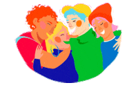 Group Amigos Sticker