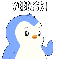 Yes It Is Agree Sticker by Pudgy Penguins