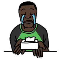 Sad Mood Sticker by peeyong