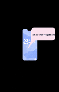 Kanydla text hearts friendship lover GIF