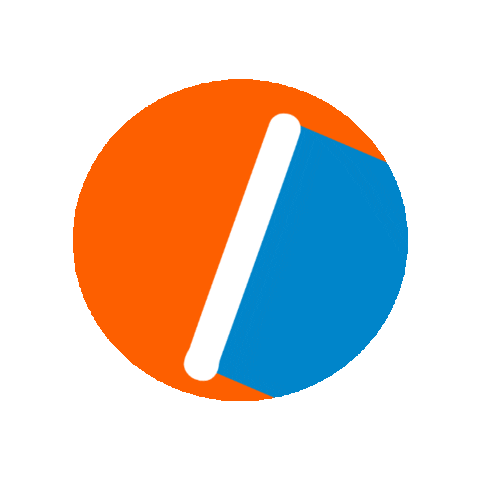 Orange Abc Sticker