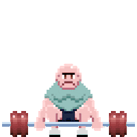 Pixel Workout Sticker by KA-EX
