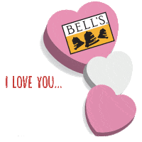 BellsBrewery love beer i love you love you Sticker