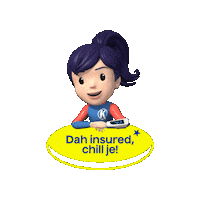 Liberty_Kurnia smile girl chill relax Sticker