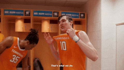 Basketball Orange GIF by Tennessee Athletics