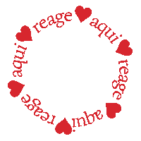 Coracoes Sticker