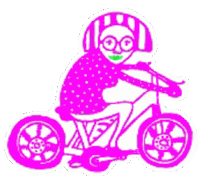 Mcrartgallery bike riding a bike art club manchester art gallery Sticker