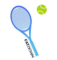 Tennis Sticker by FATDOWN