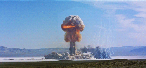 nuclear blast explosã£o GIF