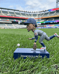 Francisco Lindor Bobblehead GIF by New York Mets