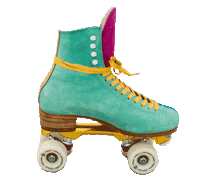 sandiegoderbyunited pink skate aqua san diego Sticker