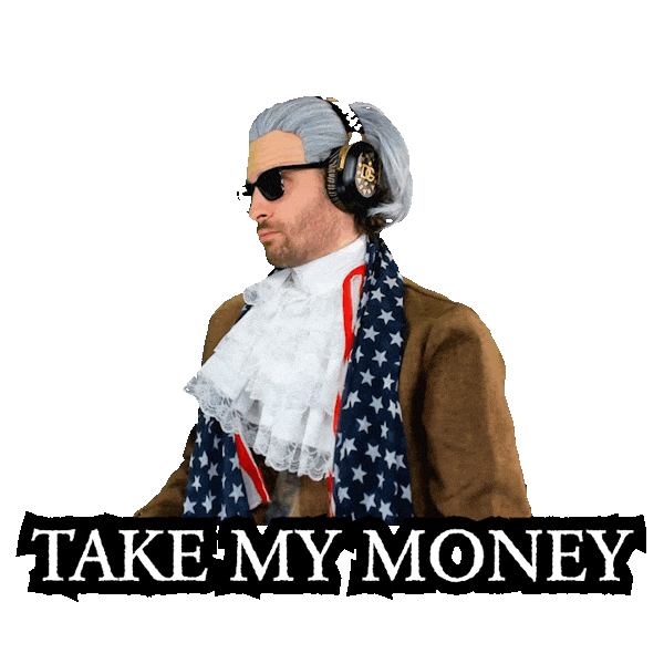 Money Cash Sticker