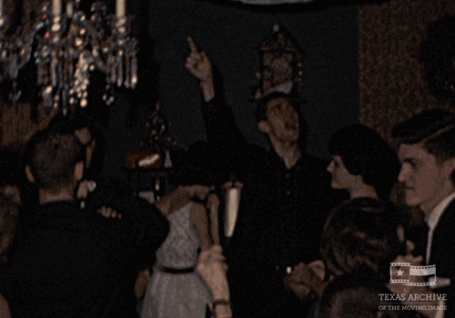 celebrate new year's eve GIF by Texas Archive of the Moving Image