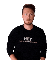 heytommey hey thinking social media hmm Sticker