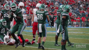football athletics GIF by GreenWave