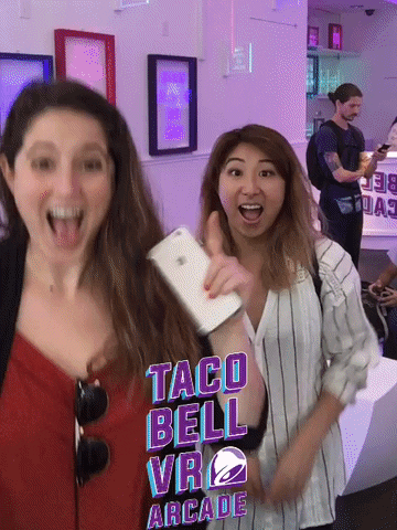 vrarcade GIF by Taco Bell VR Arcade