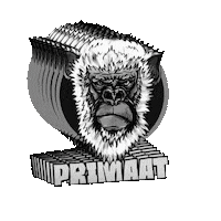 Monkey Sticker by Primaat