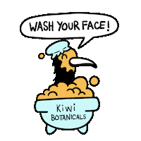 Kiwi-Botanicals beauty mood face skincare Sticker