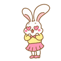 Torichans love rabbit うさぎ 好き Sticker