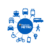 Public Transit Mobility Sticker by KingCountyMetro