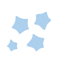 LenaLapina blue stars sparkle shine Sticker