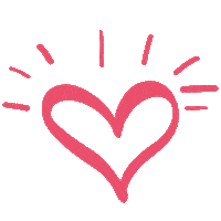 Heart Love Sticker by Bijou Brigitte