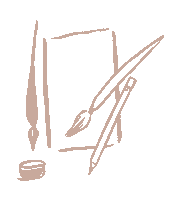 Illustrate Art Supplies Sticker by four things paper