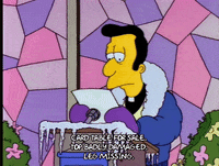 Tired Season 4 GIF by The Simpsons