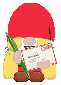 Dear Santa Christmas Sticker