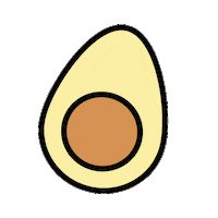 homecoming avocado Sticker by Bon Appetit Magazine