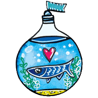 Pesce Lampadina Sticker