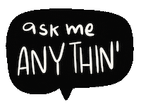 Asking Ask Me Anything Sticker by Demic