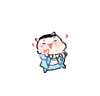 Oongchill love heart 하트 사랑 Sticker