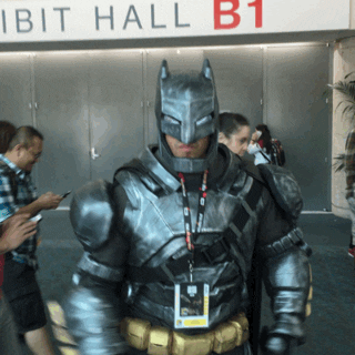Comic Con Batman GIF
