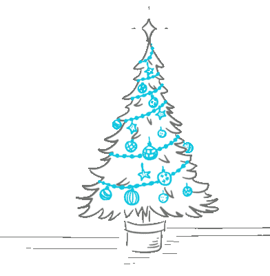Christmas Tree Sticker by Breden Kids