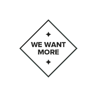 We Want More Merch Sticker by Luxor Live
