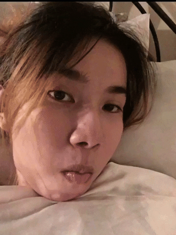 milkshakegum no kawaii bed hawaii GIF